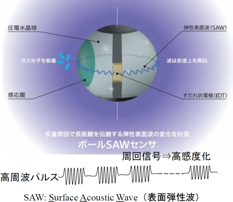 ボールSAWセンサ